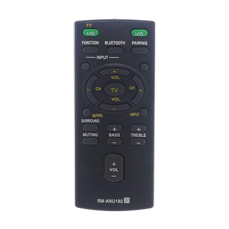 UBay RM-ANU192 Remote Control Replaced for Sony RMANU192 Sound Bar System RM-ANU191 HT-CT60BT SA-CT60BT - Image 1